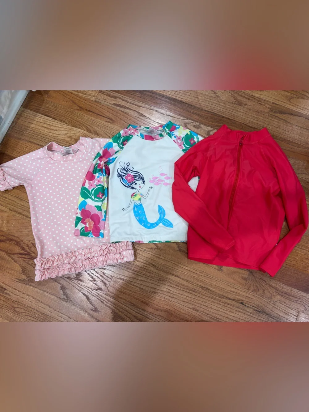 Ruffle Butts, Gymboree, Swim Zip Girls Swim Top Bundle Sz 6